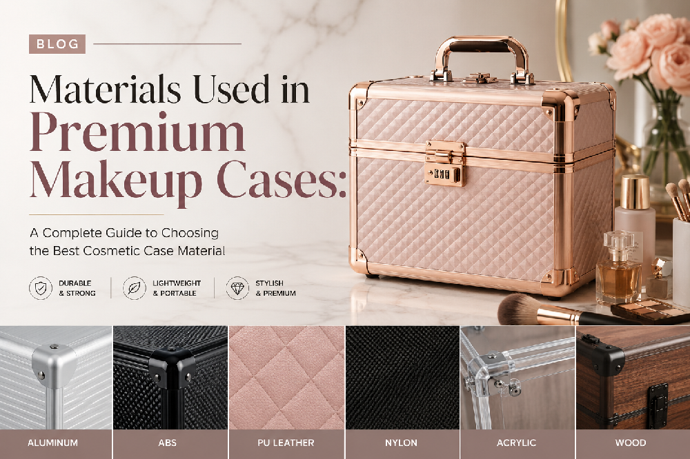 Materials Used in Premium Makeup Cases: A Complete Guide to Choosing the Best Cosmetic Case Material